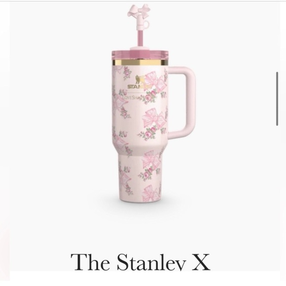 STANLEY X LOVESHACKFANCY ROSA BEAUX PINK QUENCHER | 40 OZ NWT - Picture 5 of 5
